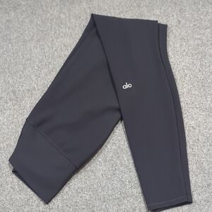 ALO Yoga Leggings Women's Black Small Ripped Warrior High Waisted